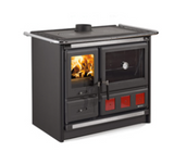 La Nordica - Rosa XXL Wood Cooker - Black Steel or Majolica