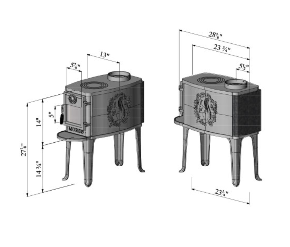 Morso 2B Standard Wood Stove