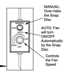 Quadrafire Blower Kit BKST350 Fan Control
