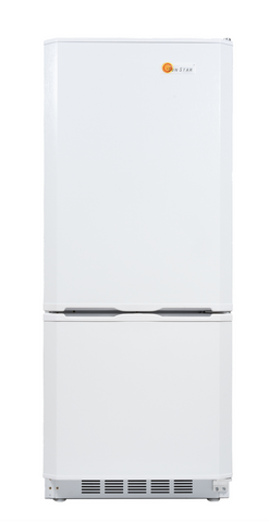 Sunstar 10.0 cu/ft Solar Powered DC/AC Fridge Bottom Freezer